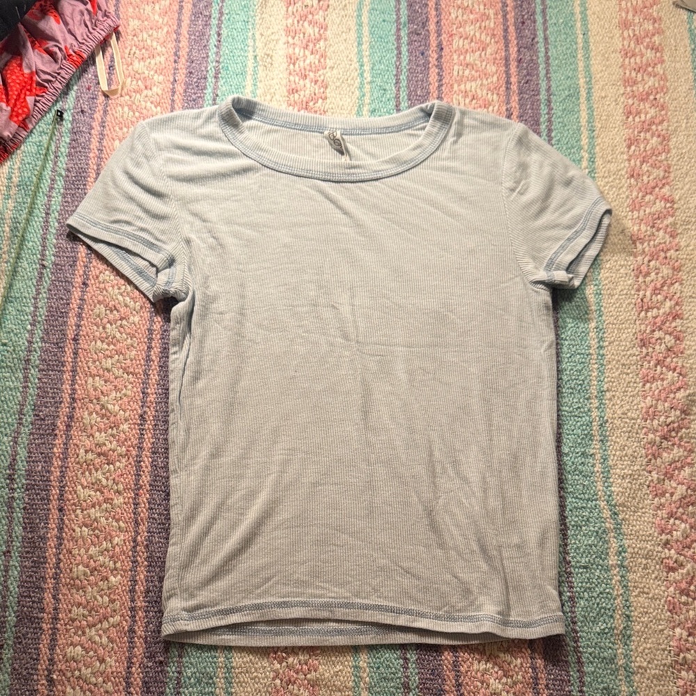 Cotton On Soft Blue Short Sleeve Tee